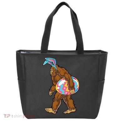Bigfoot Easter Bunny Ears Egg Sasquatch Lover Gift Tote Bag