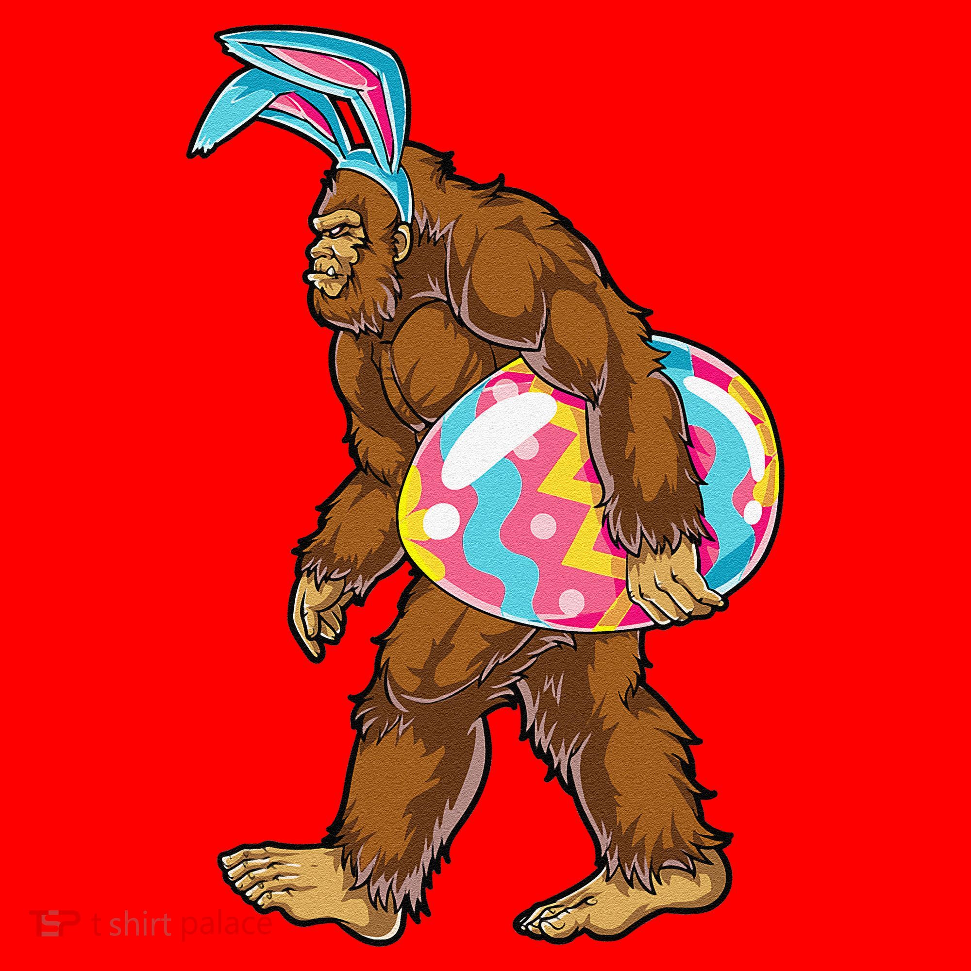 Bigfoot Easter Bunny Ears Egg Sasquatch Lover Gift Santa Hat