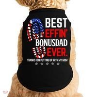 Best Effin Bonus Dad Ever Step Dad Fathers Day Gift Doggie Tank thumb 0