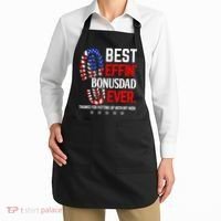 Best Effin Bonus Dad Ever Step Dad Fathers Day Gift Apron thumb 2