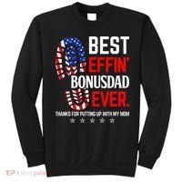 Best Effin Bonus Dad Ever Step Dad Fathers Day Gift Sweatshirt thumb 0