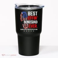 Best Effin Bonus Dad Ever Step Dad Fathers Day Gift Tumbler thumb 0