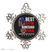 Best Effin Bonus Dad Ever Step Dad Fathers Day Gift Ornament thumb 0
