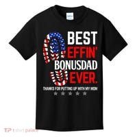 Best Effin Bonus Dad Ever Step Dad Fathers Day Gift Kids T-Shirt thumb 0