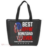 Best Effin Bonus Dad Ever Step Dad Fathers Day Gift Tote Bag thumb 0