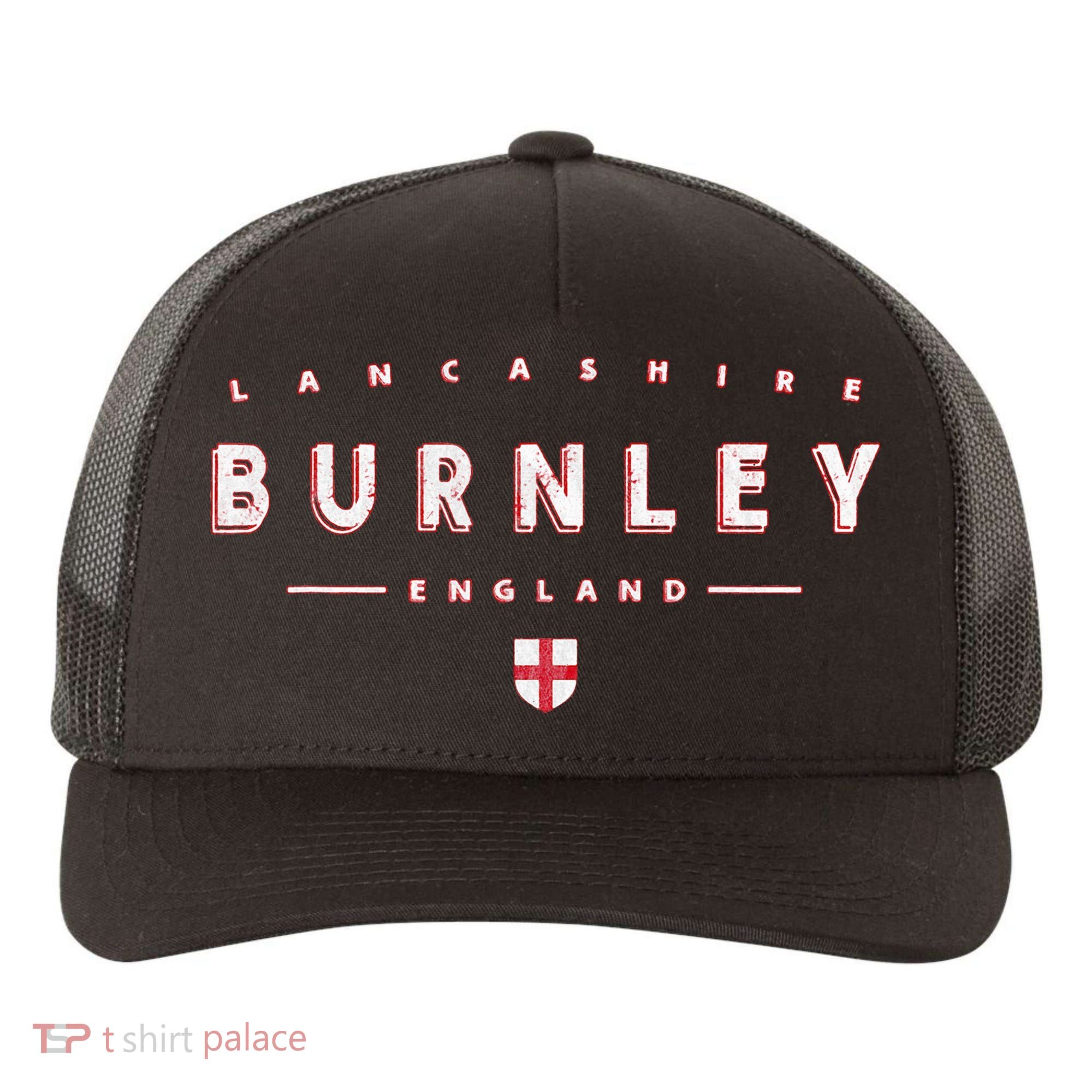 Burnley England Burnley Yupoong Adult 5-Panel Trucker Hat
