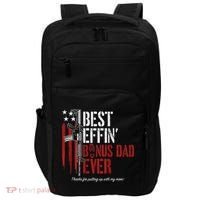Best Effin' Bonus Dad Ever Impact Tech Backpack thumb 0
