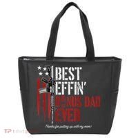 Best Effin' Bonus Dad Ever Tote Bag thumb 0