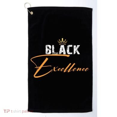 Black Excellence Golf Towel