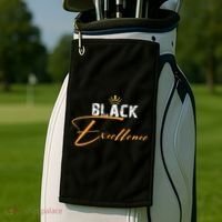 Black Excellence Golf Towel thumb 2