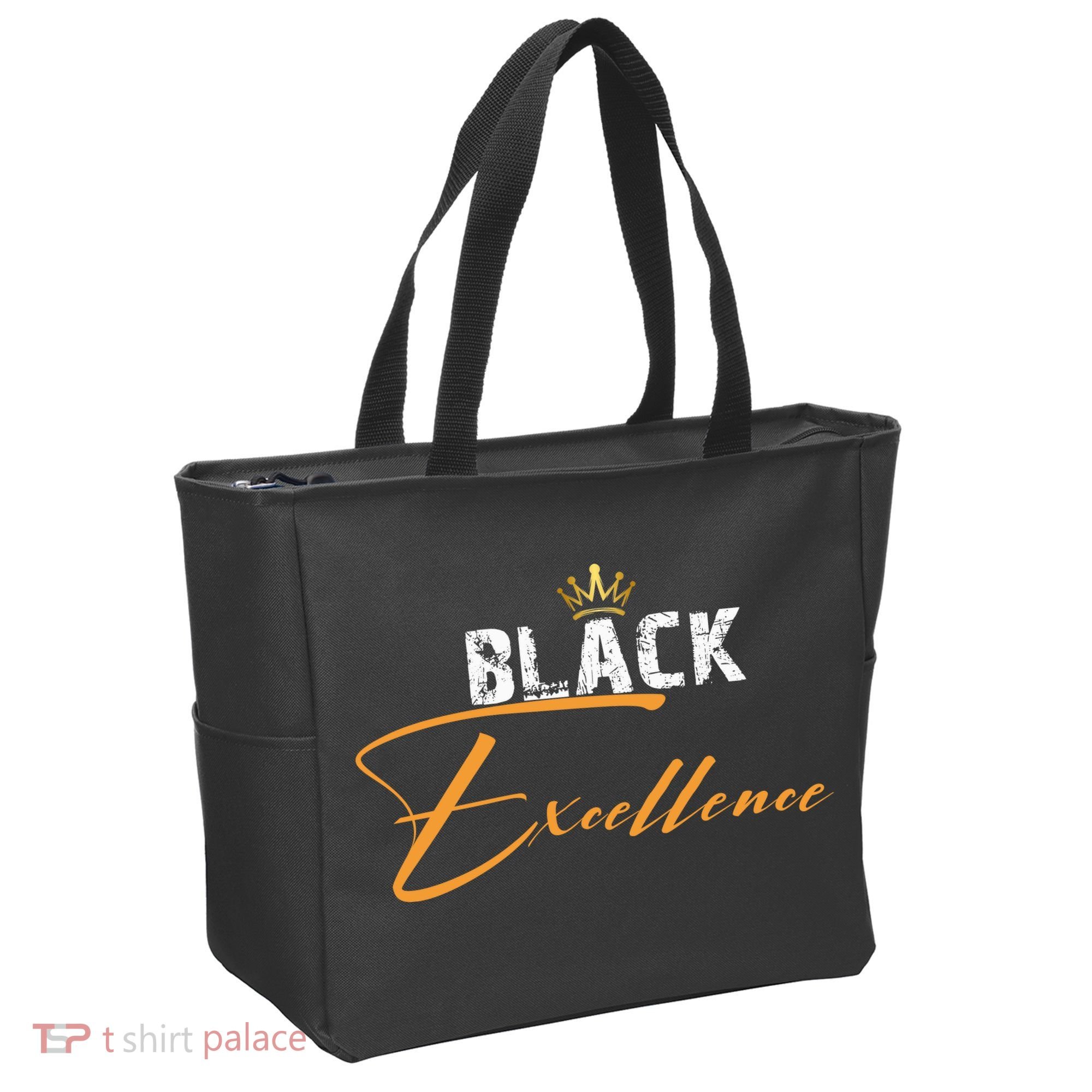 Black Excellence Tote Bag