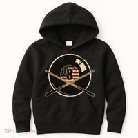 Billiards Eight Balls With American Flag Billiards Dad Gift For Father’s Day Kids Hoodie thumb 0