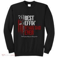Best Effin’ Bonus Dad Ever Daddy Gun Rights American Flag Sweatshirt thumb 0