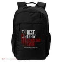 Best Effin’ Bonus Dad Ever Daddy Gun Rights American Flag Backpack thumb 0
