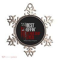 Best Effin’ Bonus Dad Ever Daddy Gun Rights American Flag Ornament thumb 0