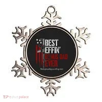 Best Effin’ Bonus Dad Ever Daddy Gun Rights American Flag Ornament thumb 0