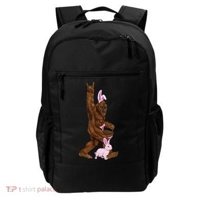 Bigfoot Easter Bunny Cute Backpack