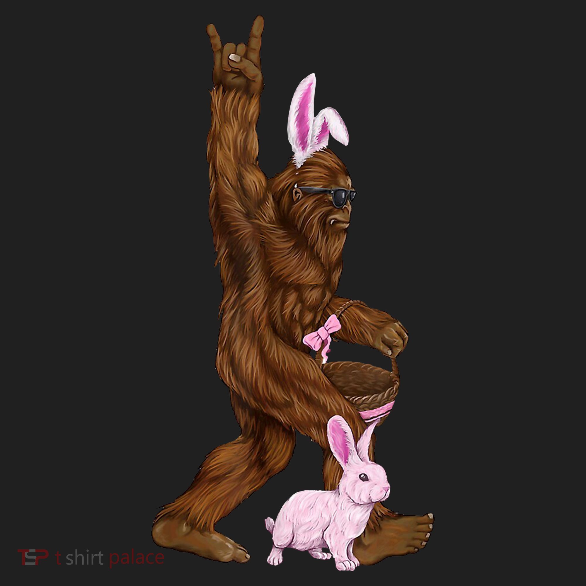 Bigfoot Easter Bunny Cute Beanie