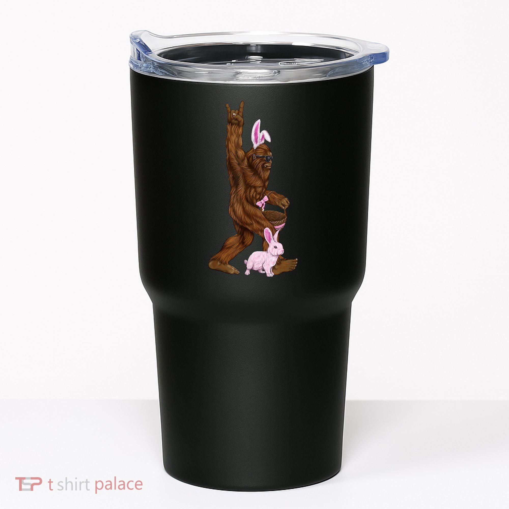 Bigfoot Easter Bunny Cute Tumbler