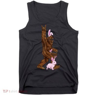 Bigfoot Easter Bunny Cute Tank Top