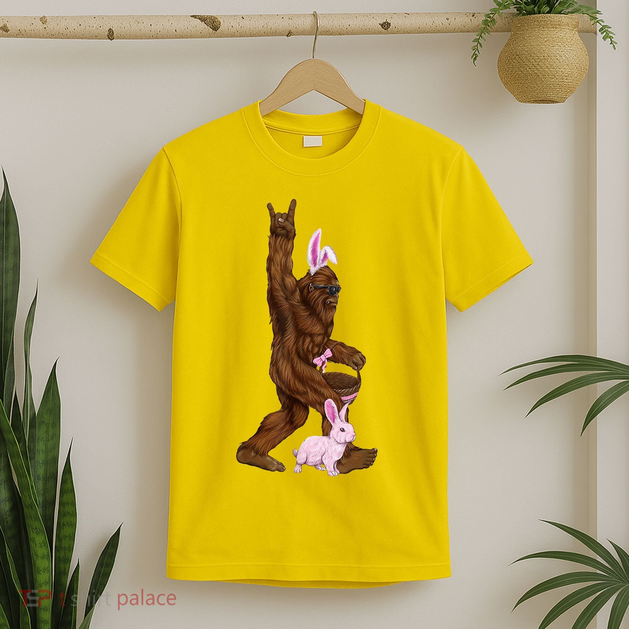 Bigfoot Easter Bunny Cute T-Shirt