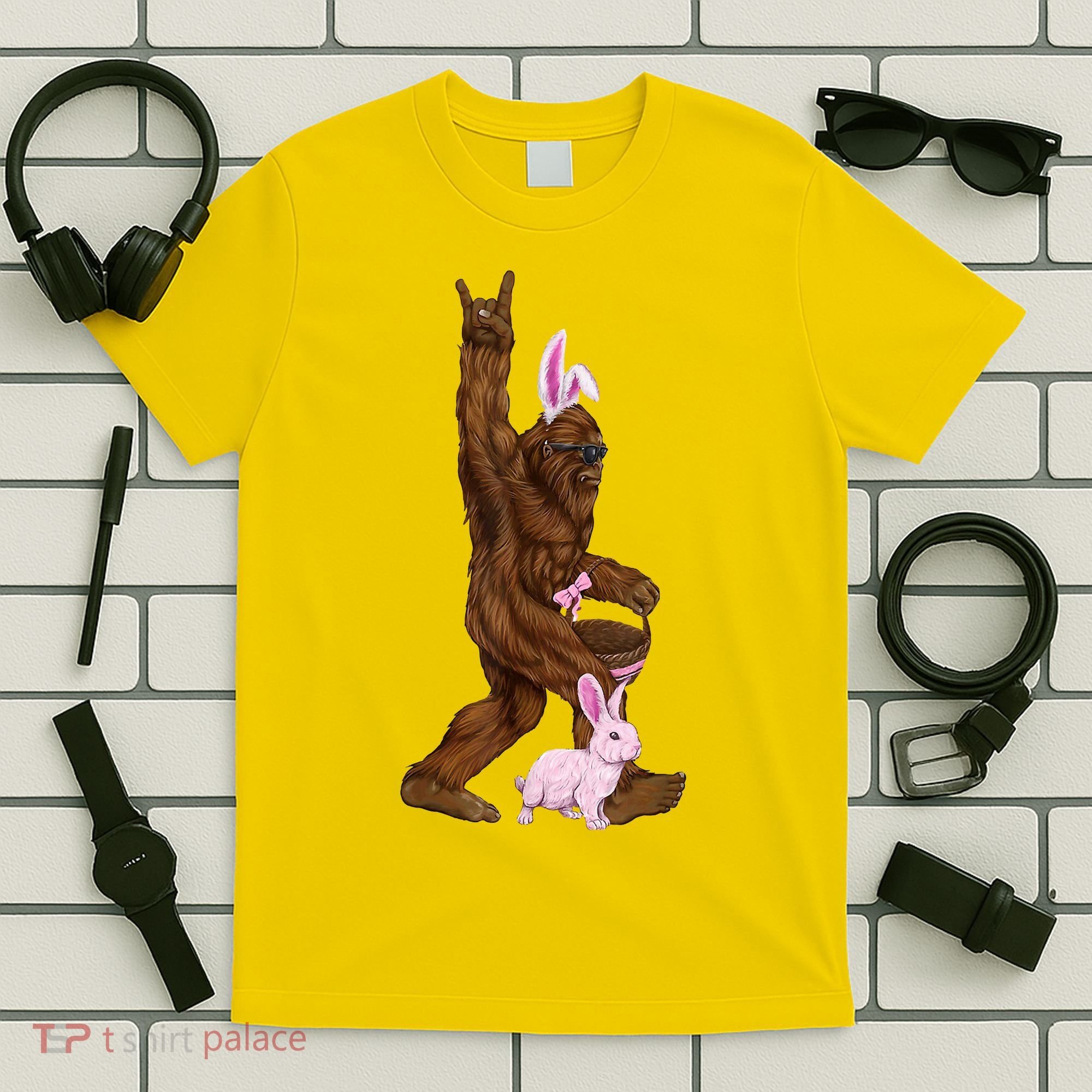 Bigfoot Easter Bunny Cute T-Shirt