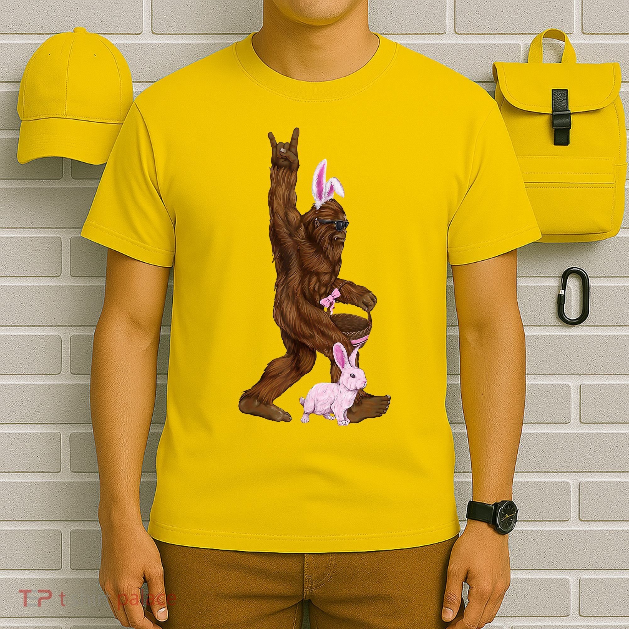 Bigfoot Easter Bunny Cute T-Shirt