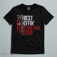 Best Effin’ Bonus Dad Ever Daddy Gun Rights American Flag T-Shirt thumb 5