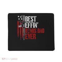 Best Effin’ Bonus Dad Ever Daddy Gun Rights American Flag Mousepad thumb 0