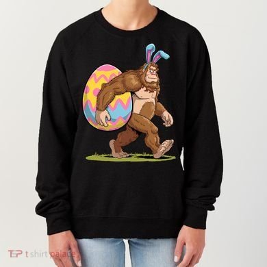 Bigfoot Easter Bunny Ears Egg Sasquatch Lover Gift Women's Sweatshirt