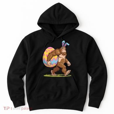 Bigfoot Easter Bunny Ears Egg Sasquatch Lover Gift Hoodie