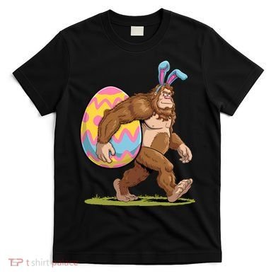 Bigfoot Easter Bunny Ears Egg Sasquatch Lover Gift T-Shirt