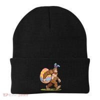 Bigfoot Easter Bunny Ears Egg Sasquatch Lover Gift Beanie thumb 0