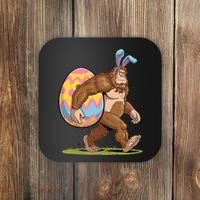 Bigfoot Easter Bunny Ears Egg Sasquatch Lover Gift Coaster thumb 0