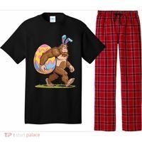 Bigfoot Easter Bunny Ears Egg Sasquatch Lover Gift Pajama Set thumb 0