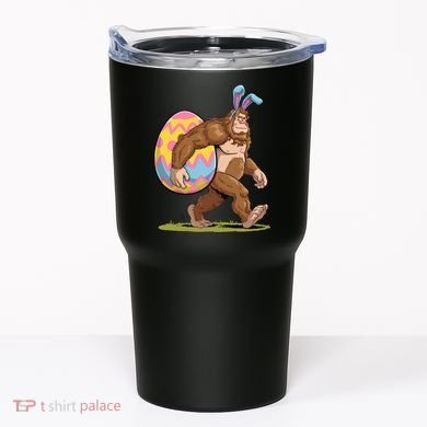 Bigfoot Easter Bunny Ears Egg Sasquatch Lover Gift Tumbler