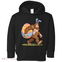 Bigfoot Easter Bunny Ears Egg Sasquatch Lover Gift Toddler Hoodie thumb 0