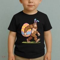 Bigfoot Easter Bunny Ears Egg Sasquatch Lover Gift Toddler T-Shirt thumb 2
