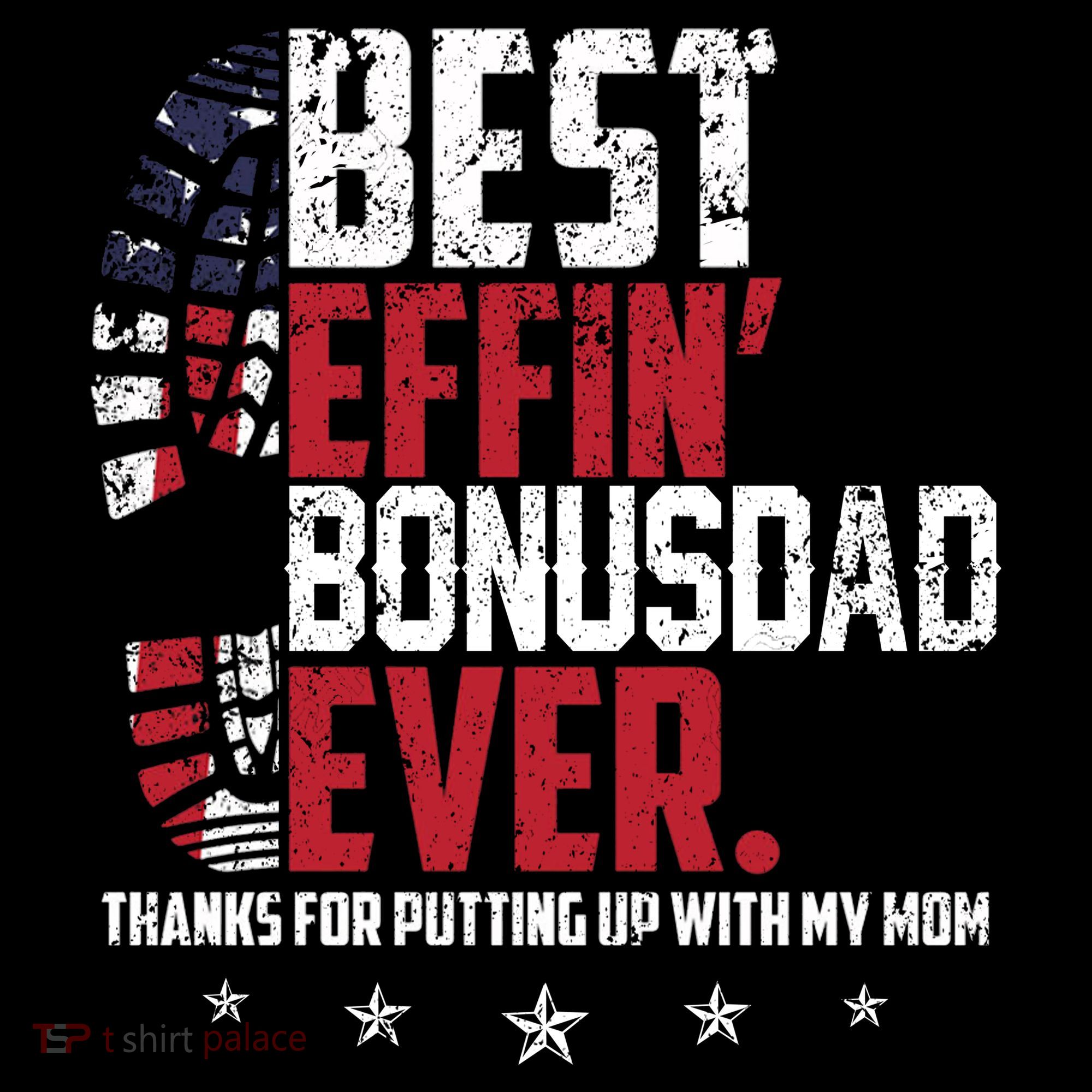 Best Effin Bonus Dad Ever Thanks For Putting Up With My Mom Coffee Mug