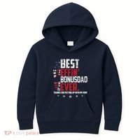Best Effin Bonus Dad Ever Thanks For Putting Up With My Mom Kids Hoodie thumb 0