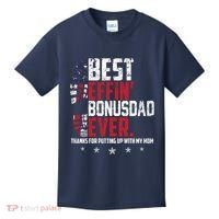 Best Effin Bonus Dad Ever Thanks For Putting Up With My Mom Kids T-Shirt thumb 0