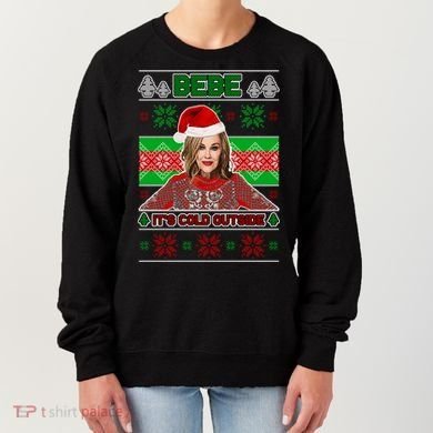 Bebe It's Cold Outside Ugly Christmas Sweater Women's Sweatshirt