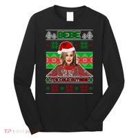 Bebe It's Cold Outside Ugly Christmas Sweater Long Sleeve Shirt thumb 0