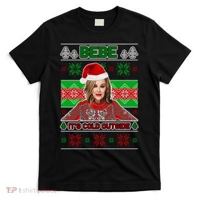 Bebe It's Cold Outside Ugly Christmas Sweater T-Shirt