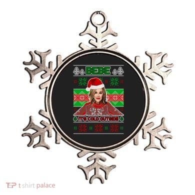 Bebe It's Cold Outside Ugly Christmas Sweater Ornament