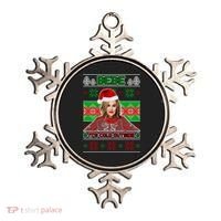 Bebe It's Cold Outside Ugly Christmas Sweater Ornament thumb 0