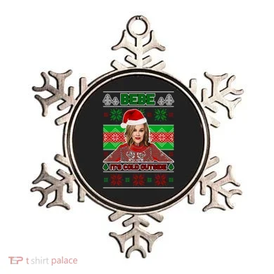 Bebe It's Cold Outside Ugly Christmas Sweater Ornament