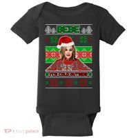 Bebe It's Cold Outside Ugly Christmas Sweater Baby Bodysuit thumb 0