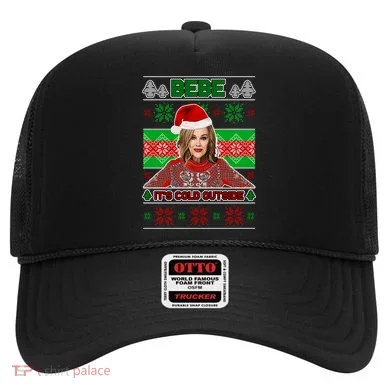 Bebe It's Cold Outside Ugly Christmas Sweater Hat