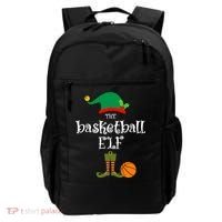 Basketball Elf Christmas Sport Holidays Great Gift Backpack thumb 0